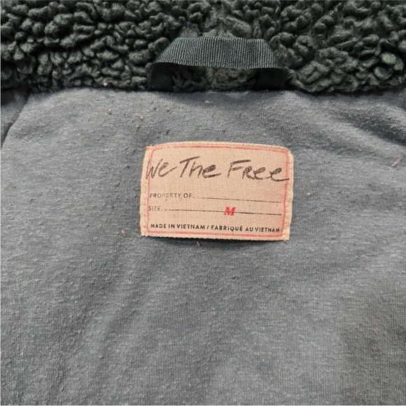 Free People Raya Cozy Coat Oversize Faux Fur Fluffy Jacket, Deep Green Medium - Picture 5 of 8